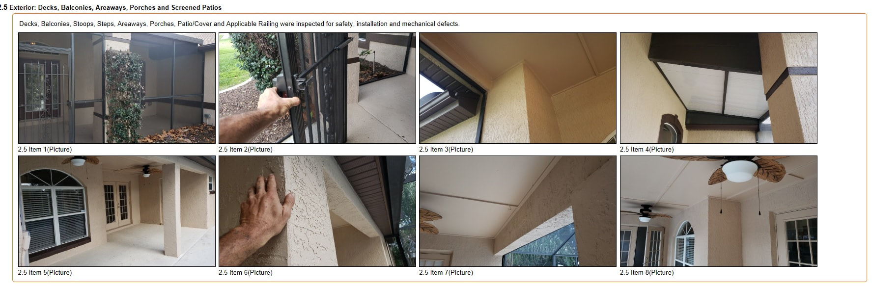 Orange Blossom home Inspection LLC master home inspector  sample reports 5